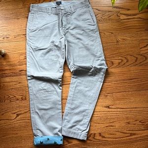 J. Crew men’s fleece lined pants